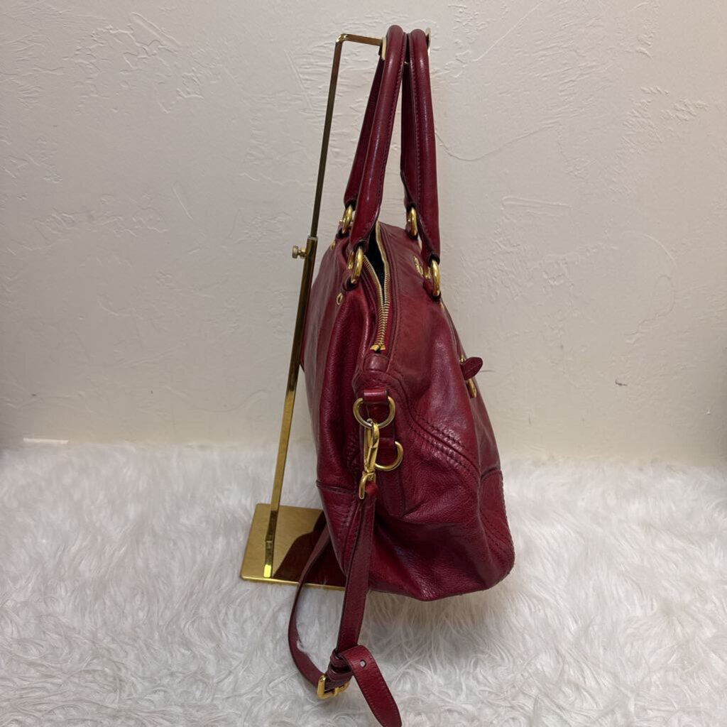 Vitello Shine Shopping Satchel
