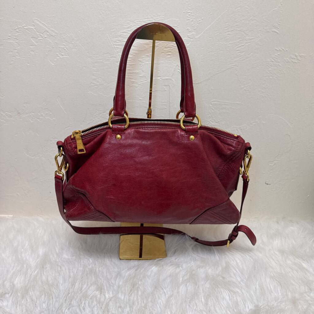 Vitello Shine Shopping Satchel