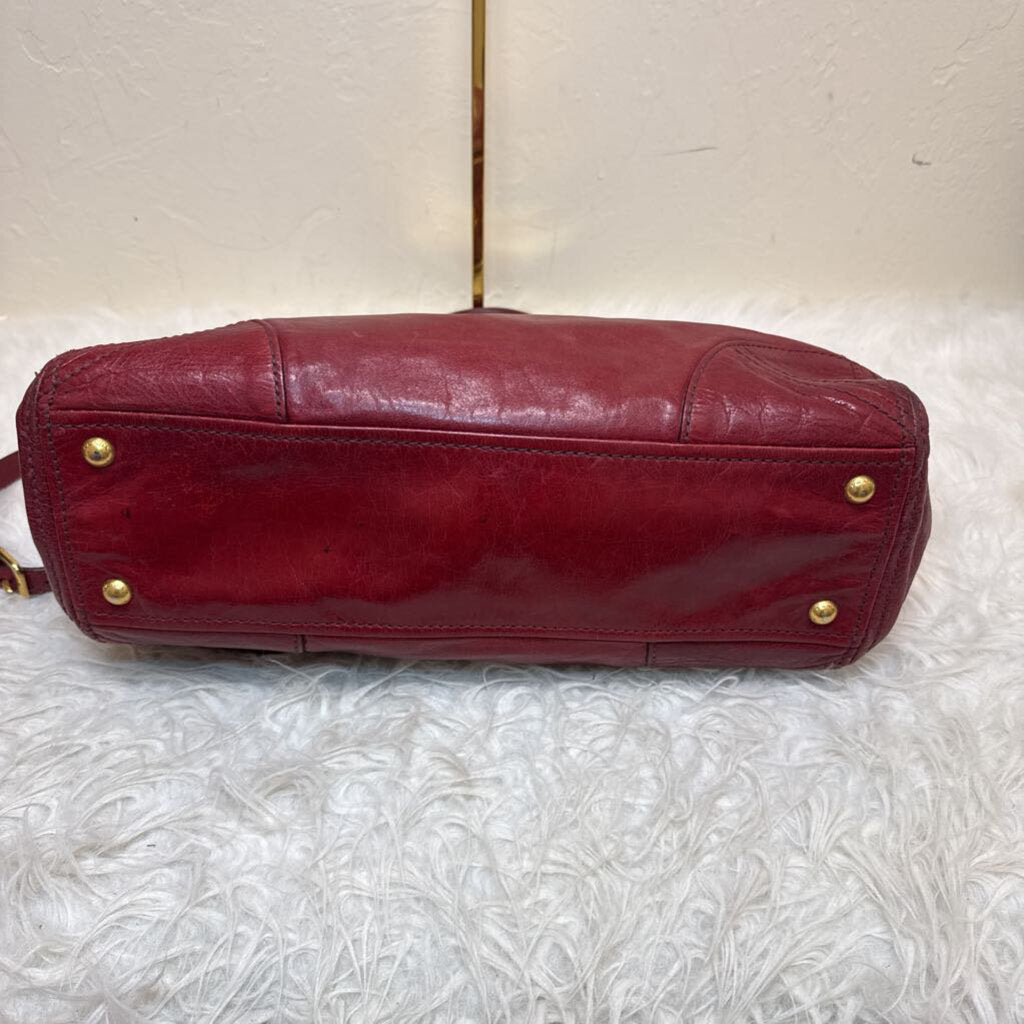 Vitello Shine Shopping Satchel
