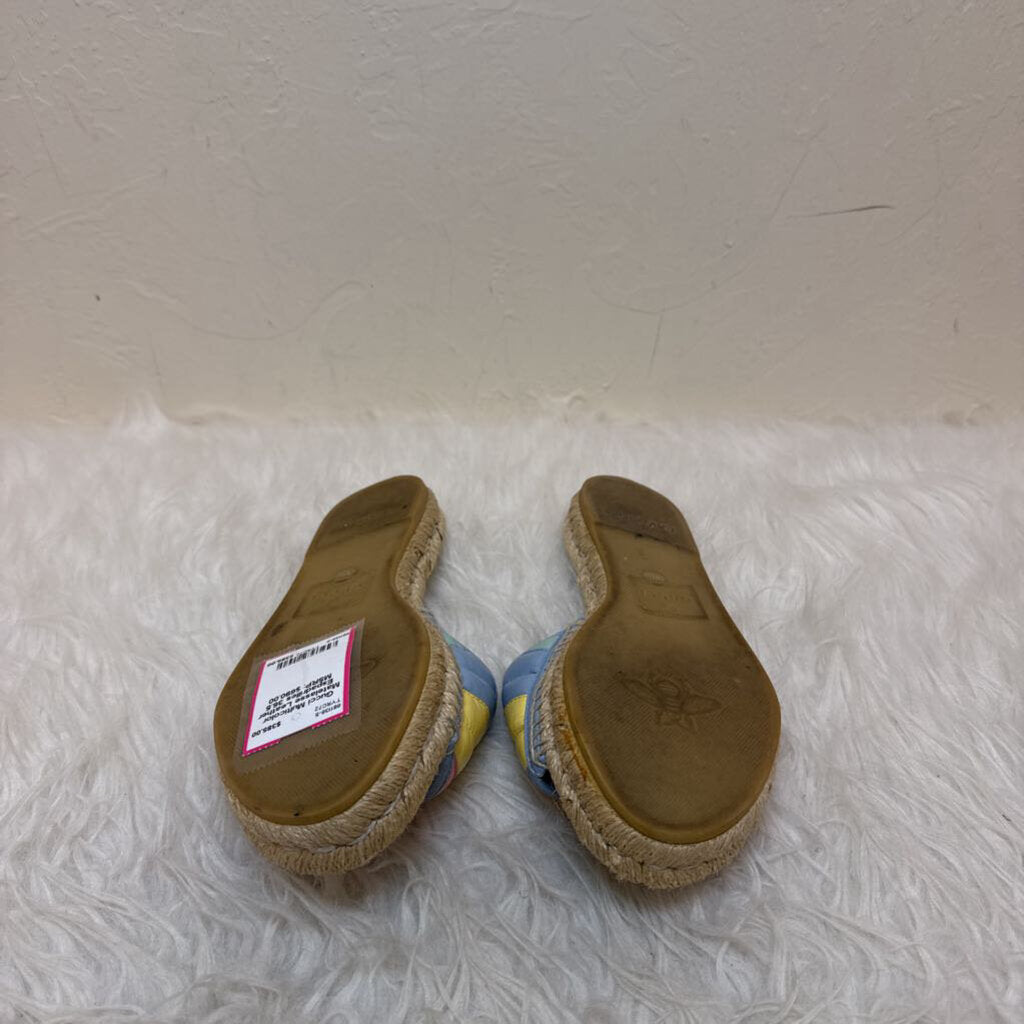 Multicolor Matelasse Leather Espadrilles