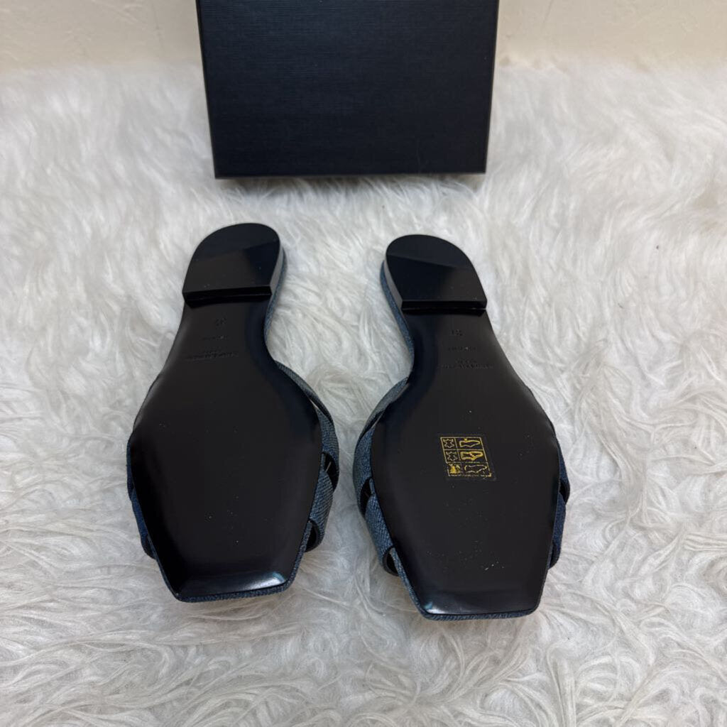 Tribute Denim Slides