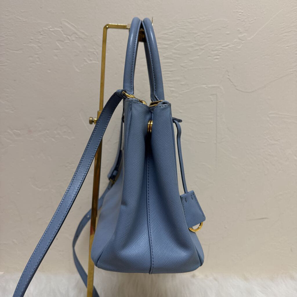 Saffiano Leather Galleria Double Zip Medium