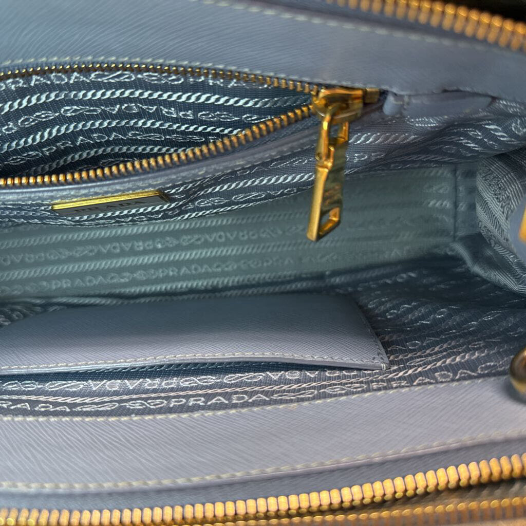 Saffiano Leather Galleria Double Zip Medium
