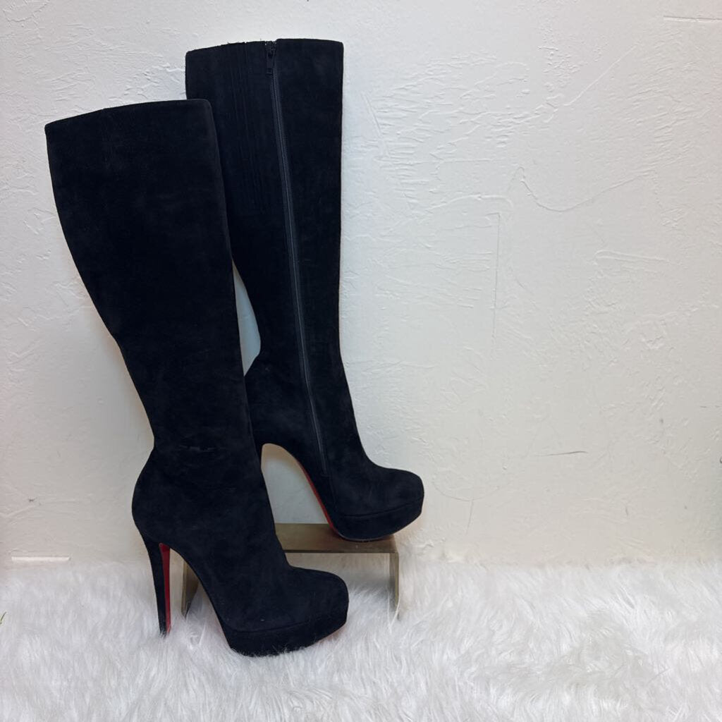 Bianca Suede Tall Boots