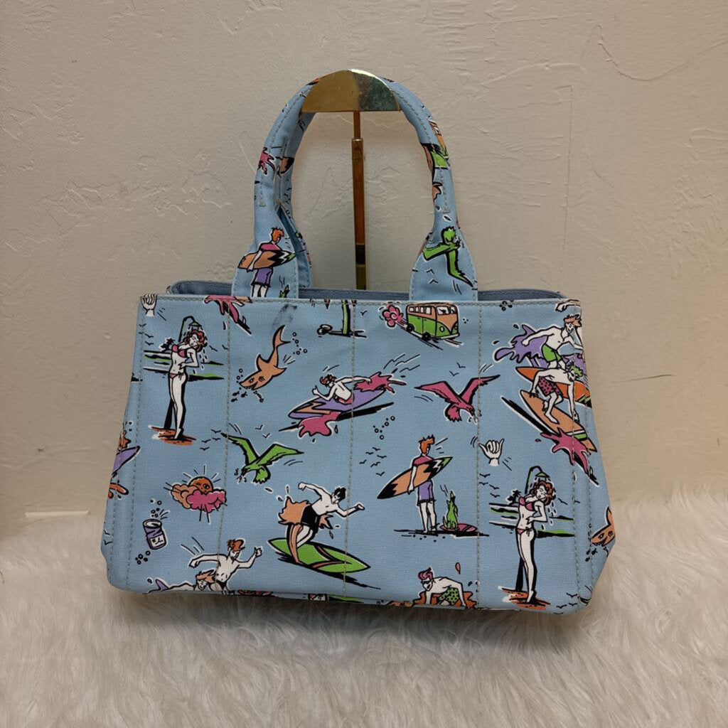 Canapa Surfing Pattern Canvas Tote