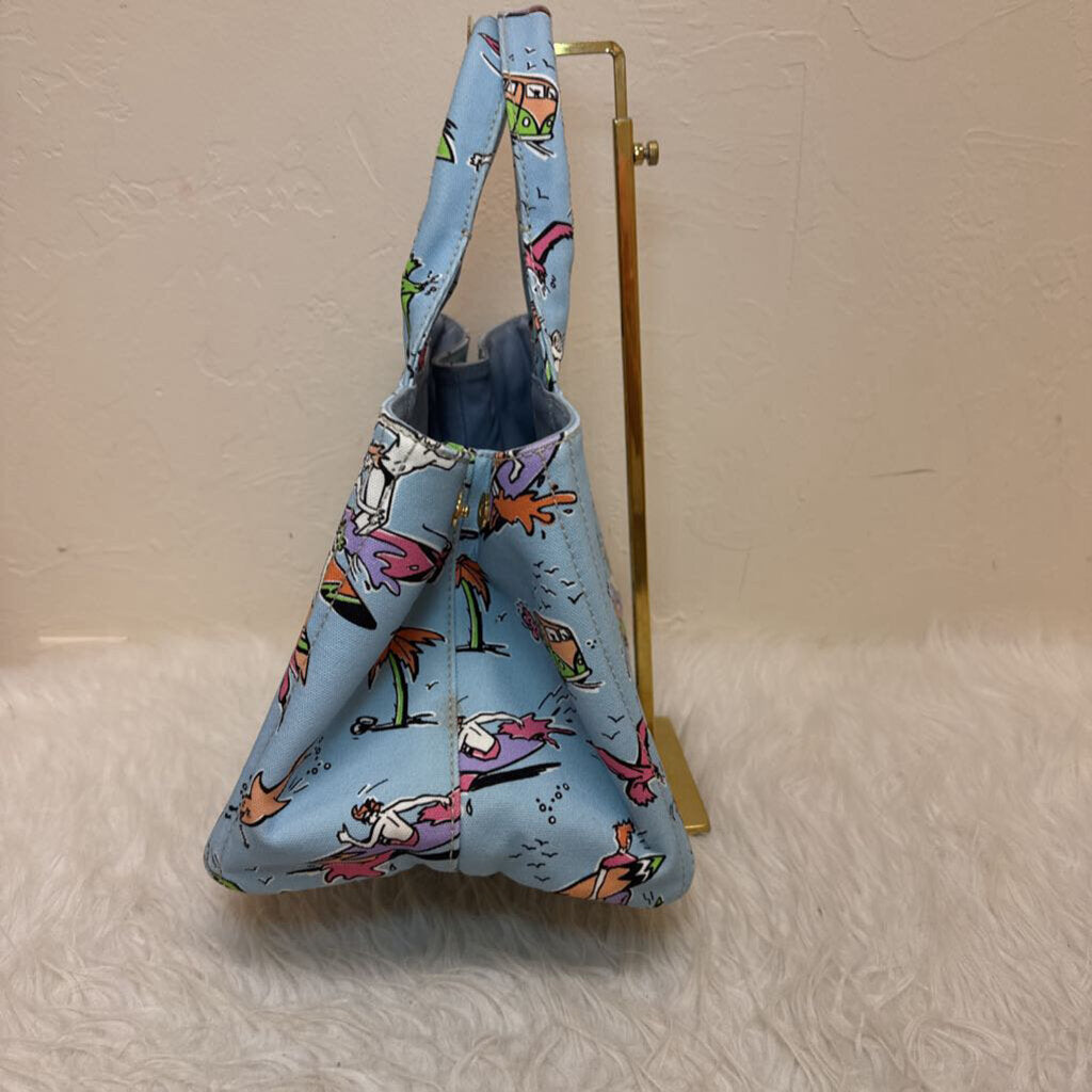 Canapa Surfing Pattern Canvas Tote