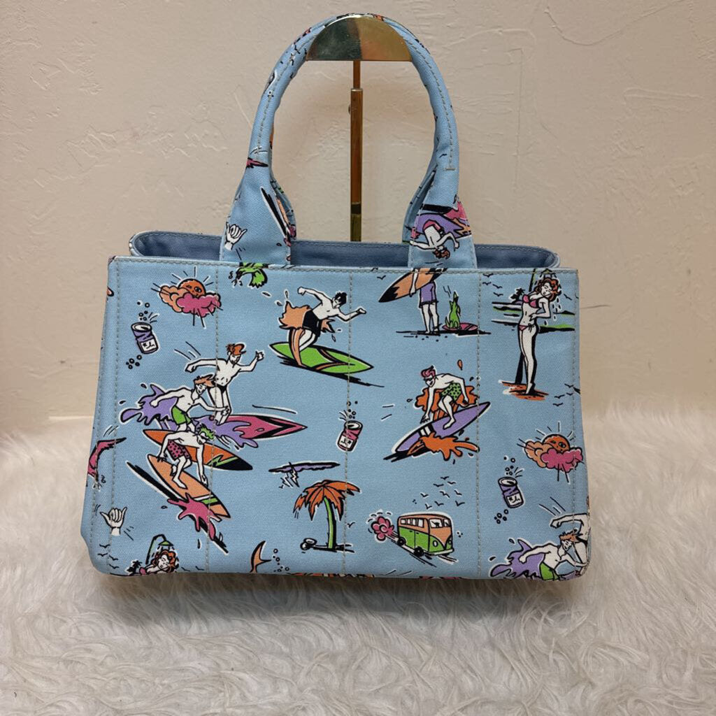 Canapa Surfing Pattern Canvas Tote