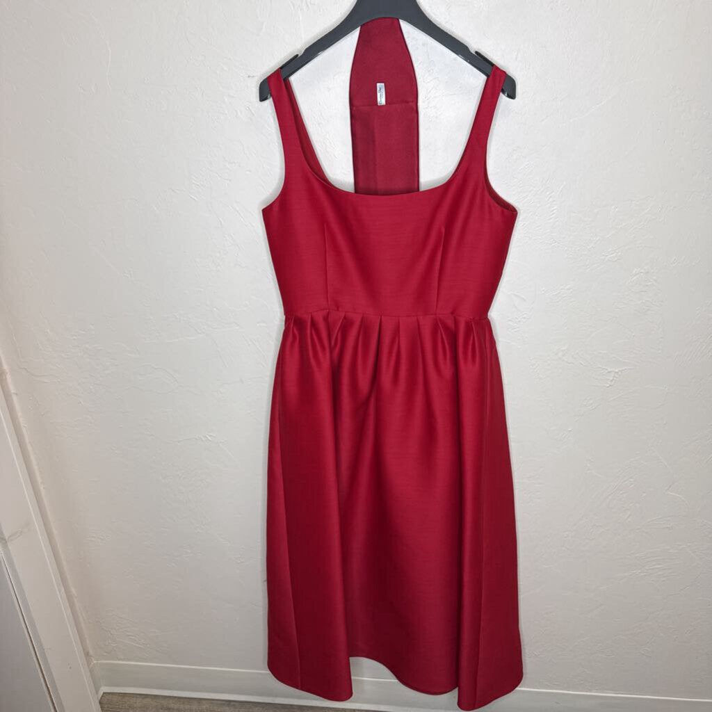 Mid Length Flared Dress w Belt NWT