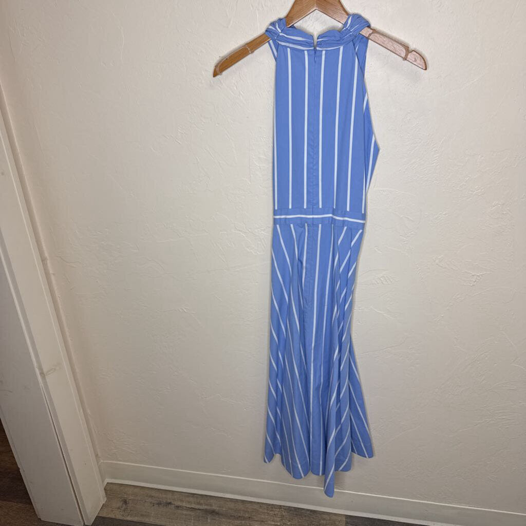 Sleeveless Poplin Striped Dress