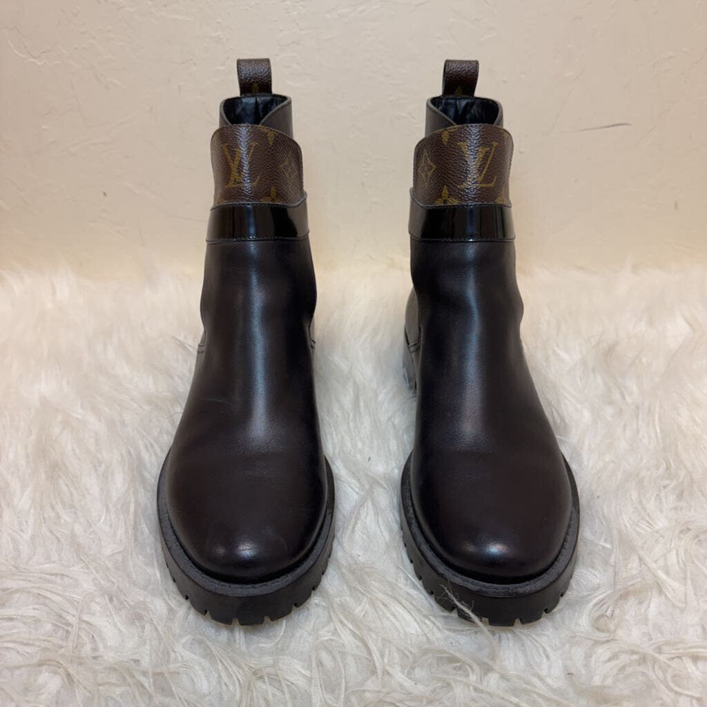 Black Monogram Discovery Calfskin Boots