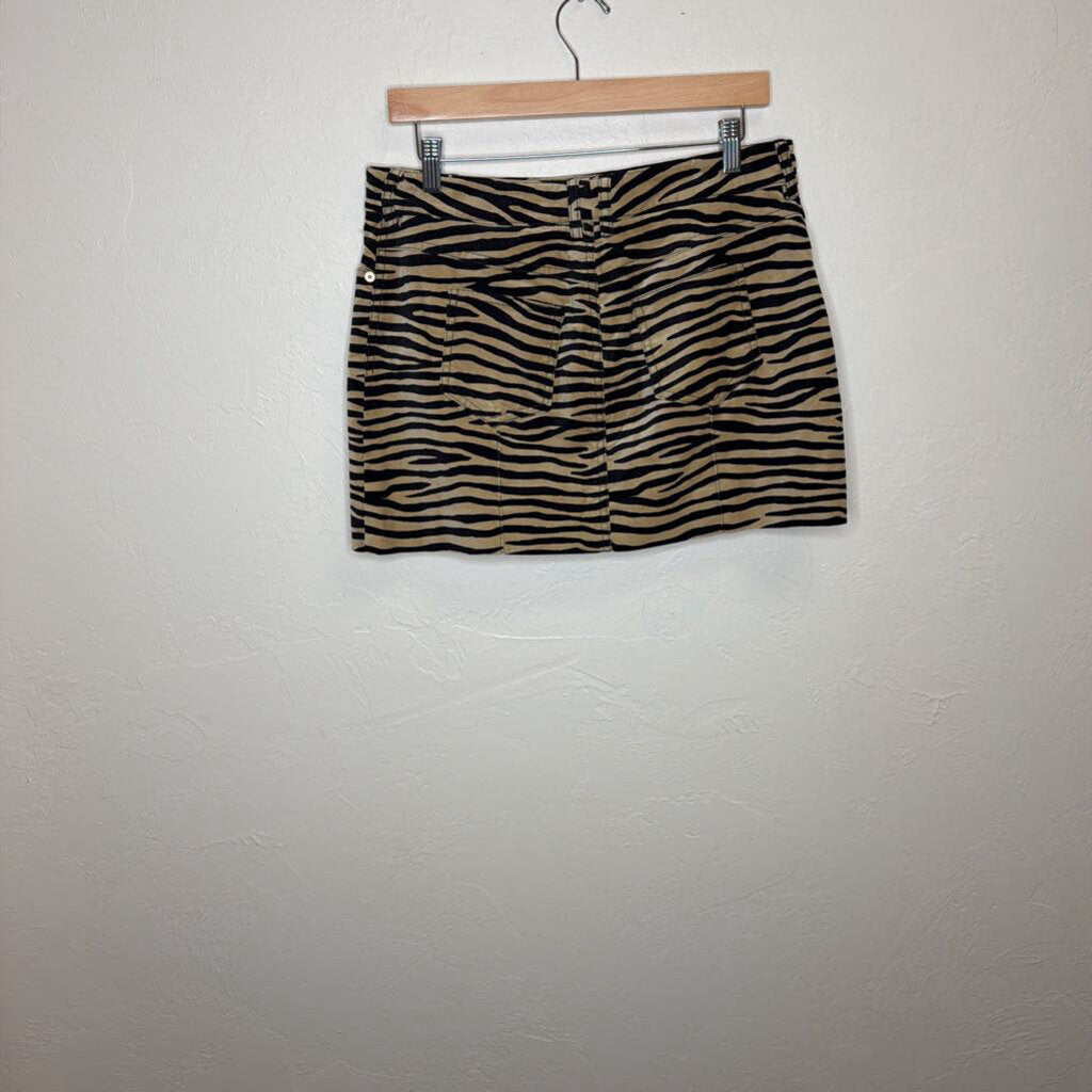 Zebra Print Skirt
