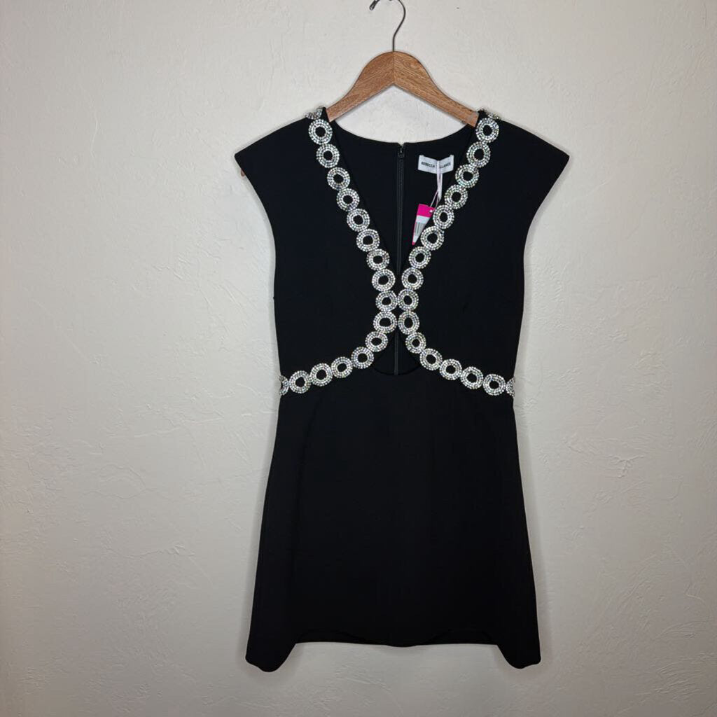 Celinda Mini Dress w/ Rhinestone Detailing NWT