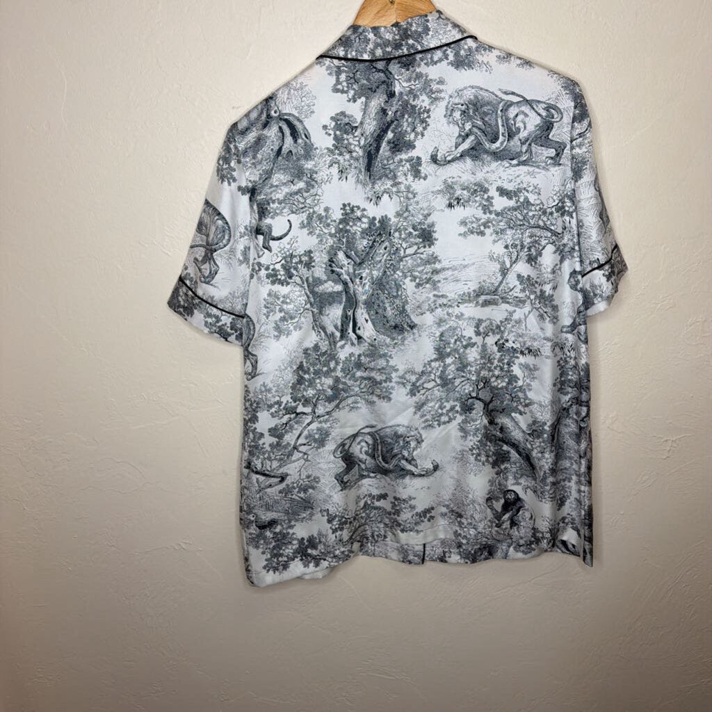 Silk Toile Pajama Set