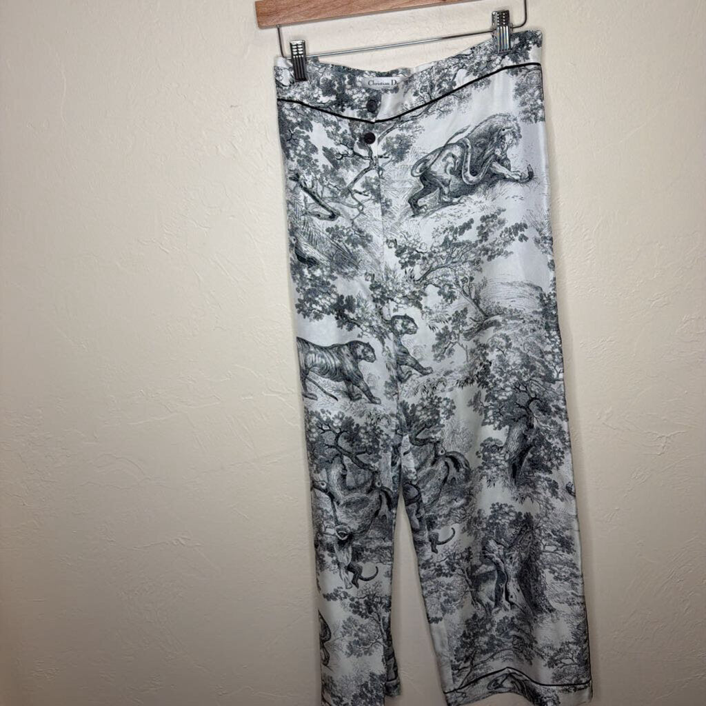 Silk Toile Pajama Set