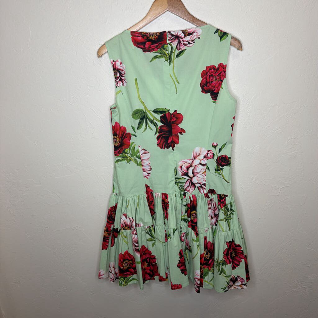 Floral Print Poplin Dress