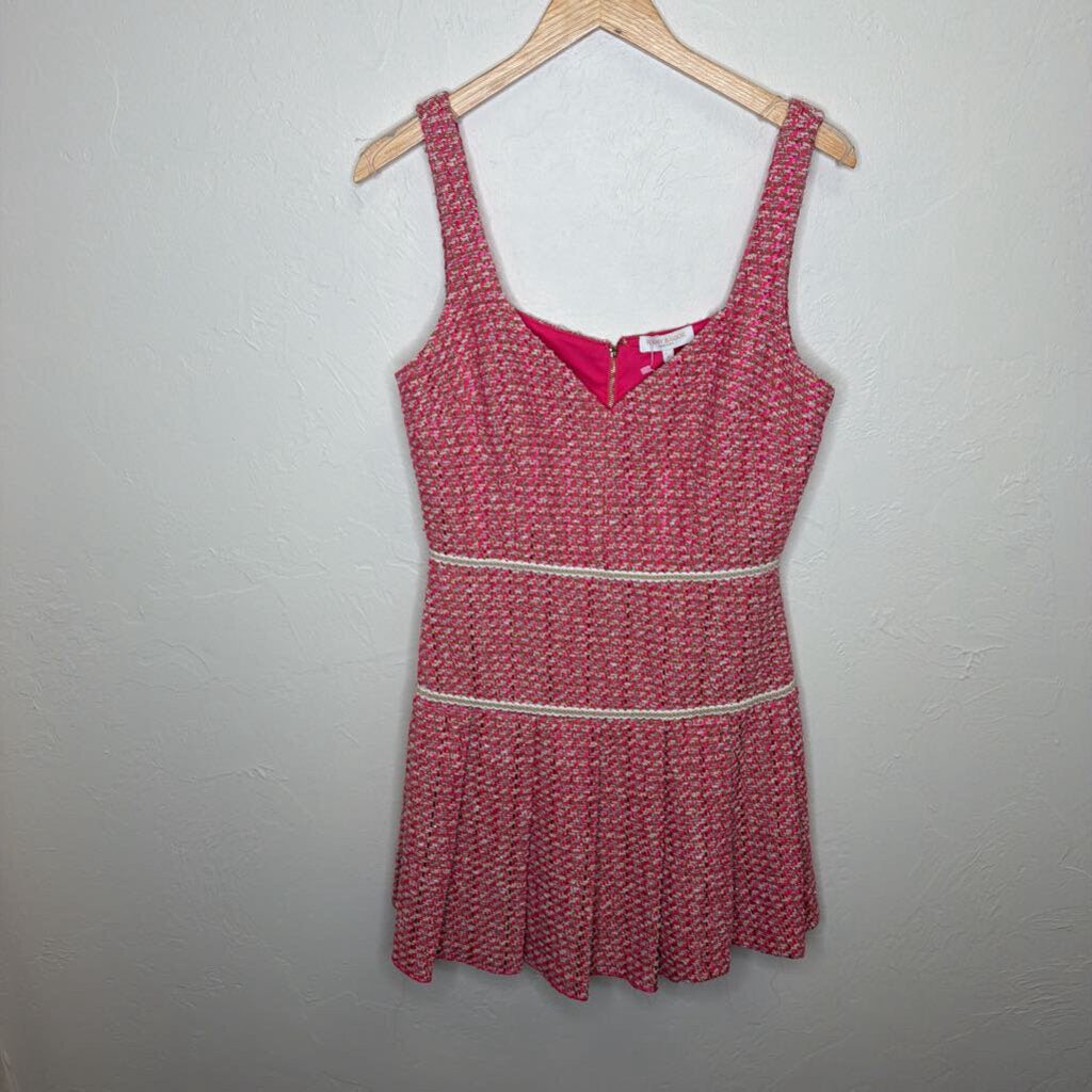 Brianna Tweed V-Neck Mini Dress