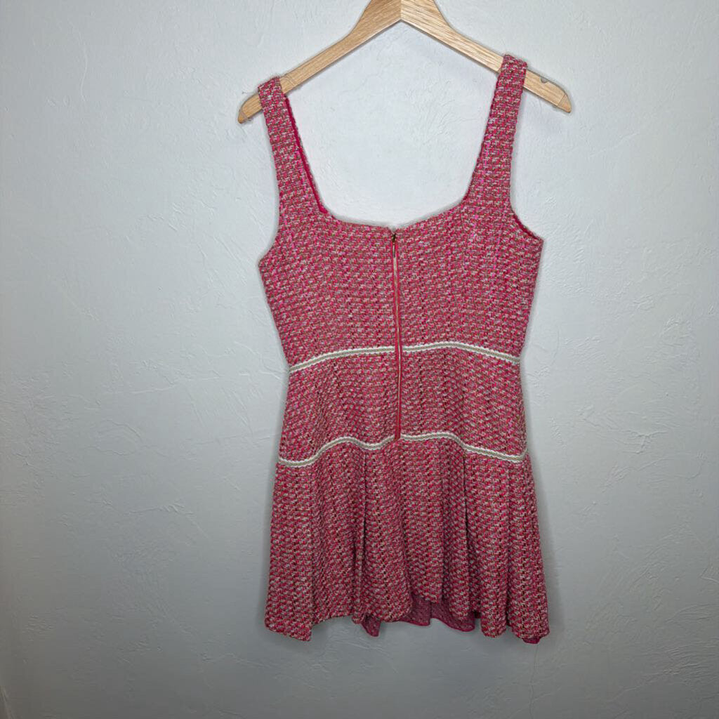 Brianna Tweed V-Neck Mini Dress