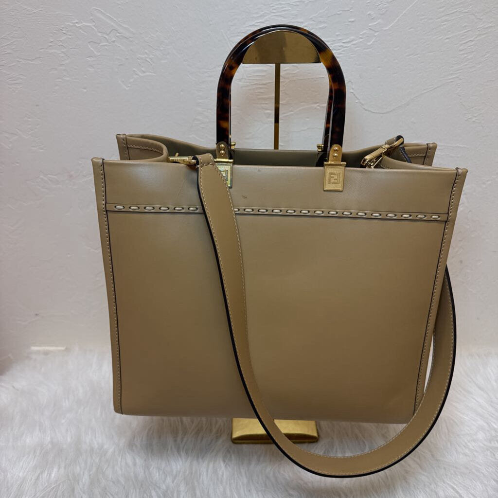 Snakeskin Logo Sunshine Shopper Tote