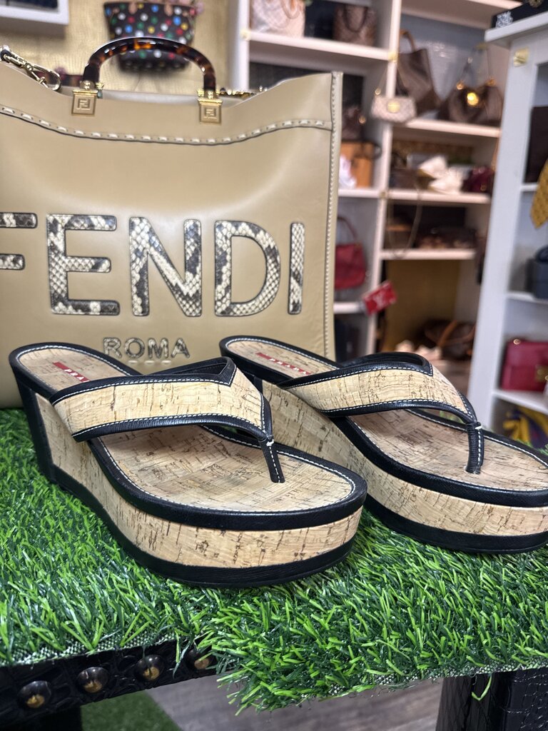 Cork Wedge Sandals