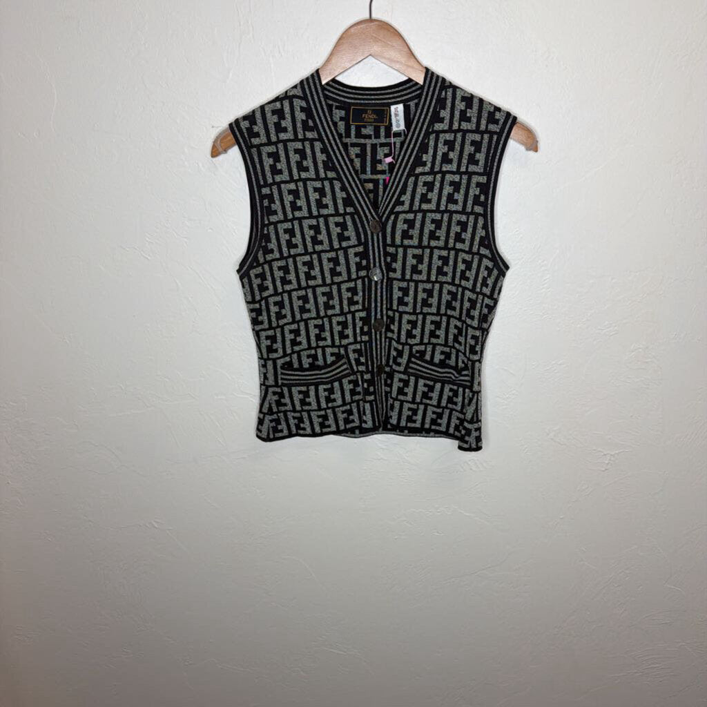Gray Logo Sweater Vest