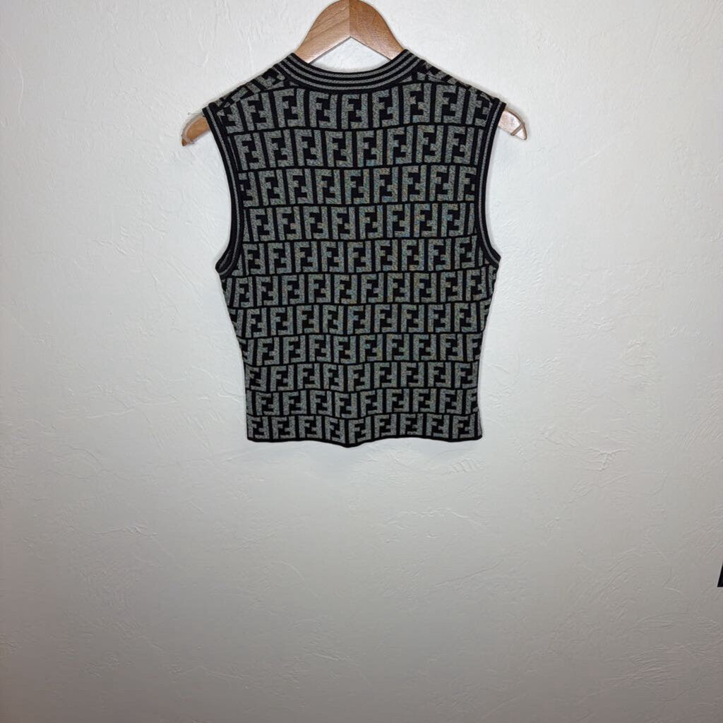 Gray Logo Sweater Vest