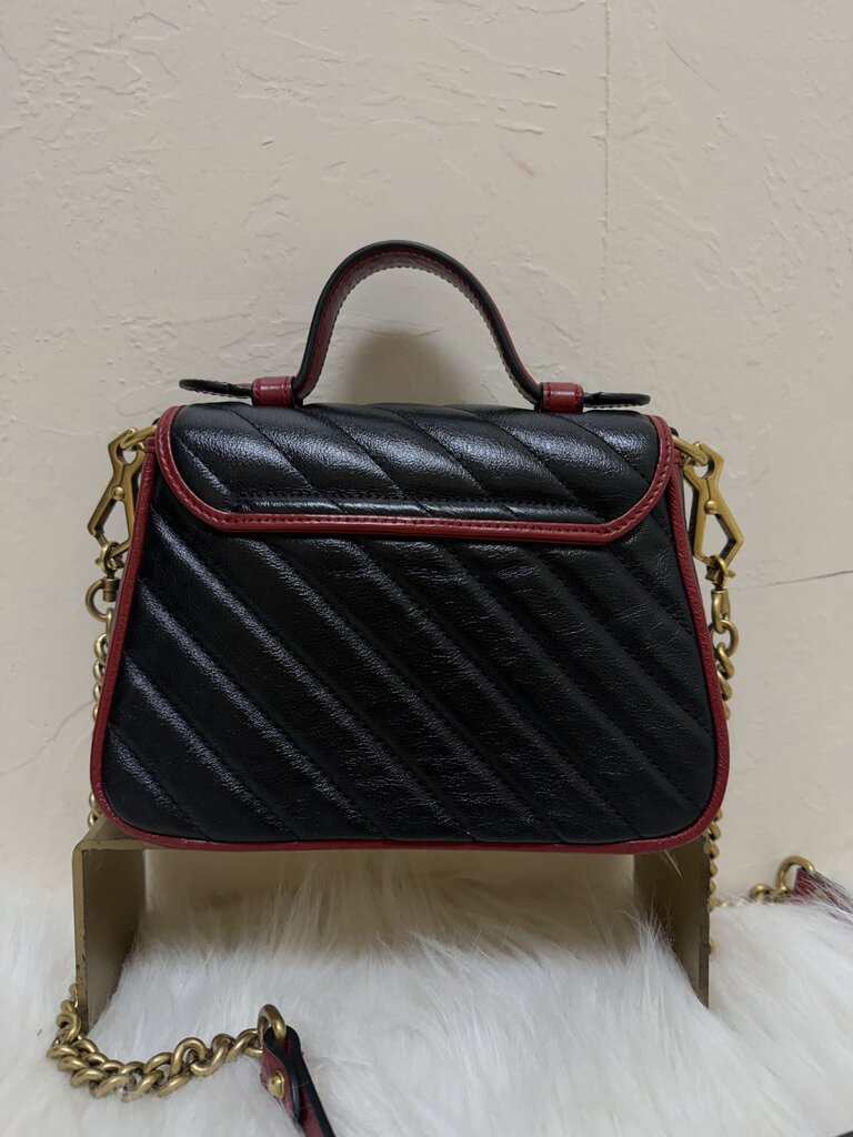 Marmont Top Handle Bag Mini w/Crossbody Strap