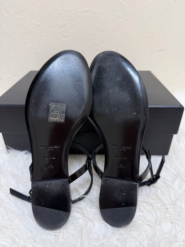 Cassandra Patent Leather Sandal w/box