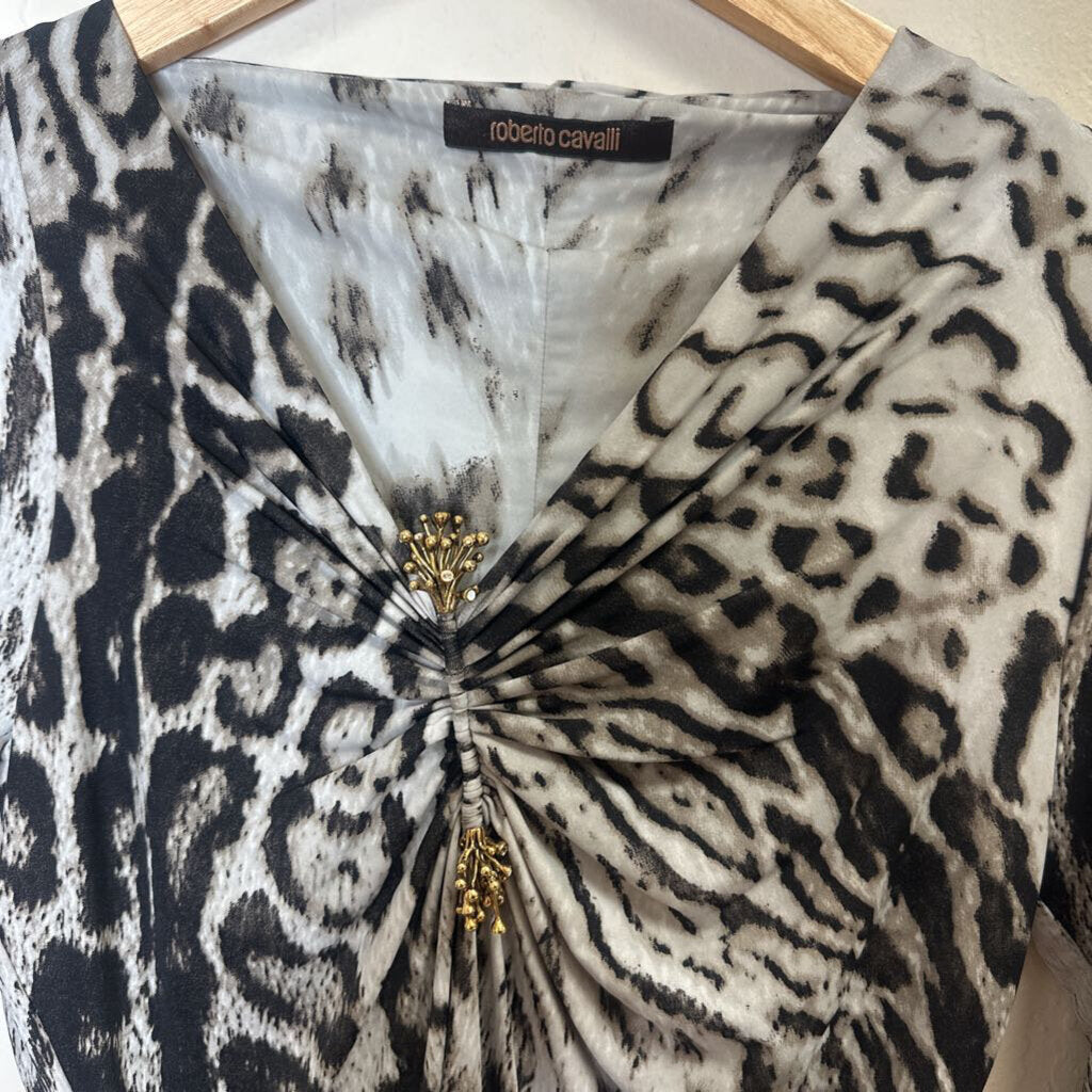 Animal Print Midi Dress