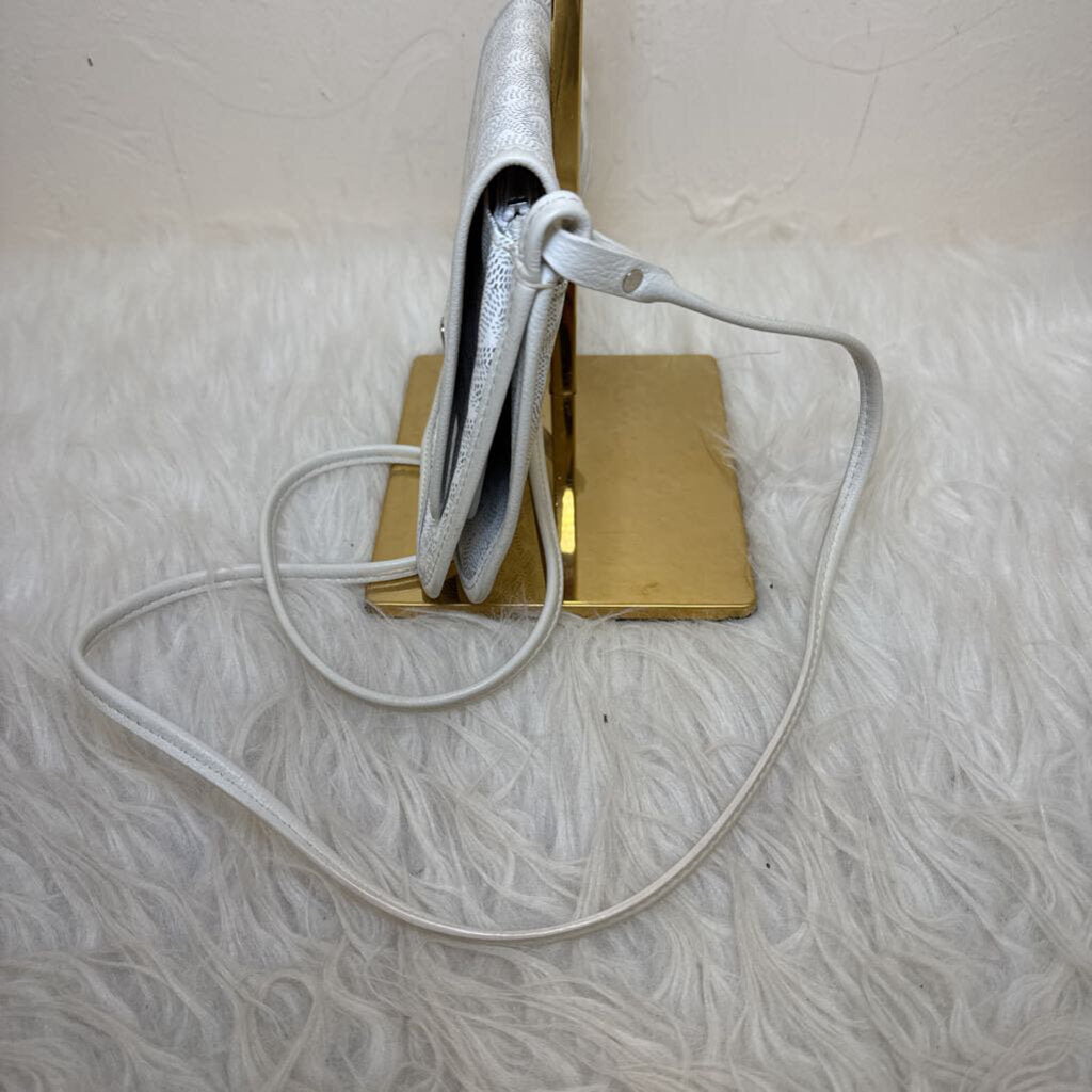 White Goyardine Plumet Pouch Wallet Crossbody