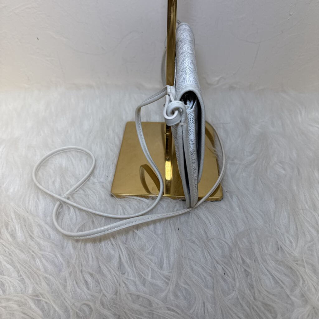 White Goyardine Plumet Pouch Wallet Crossbody