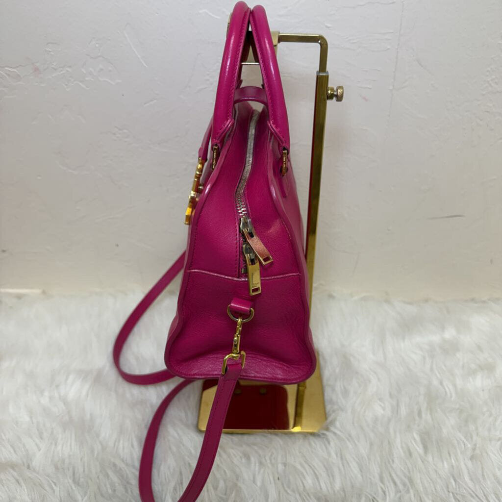Pink Baby Cabas w/ Gold YSL