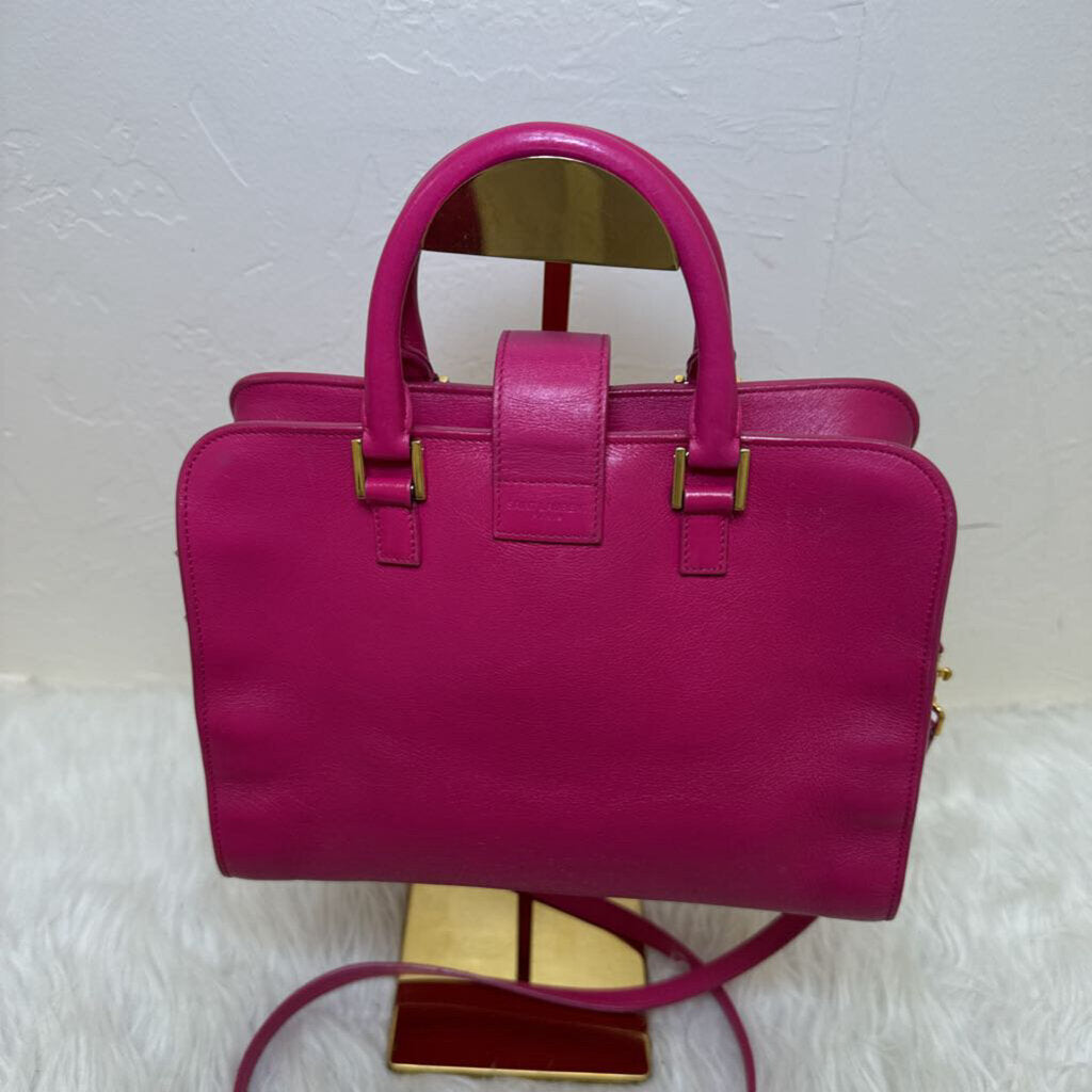 Pink Baby Cabas w/ Gold YSL