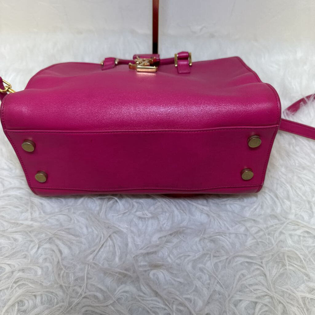 Pink Baby Cabas w/ Gold YSL