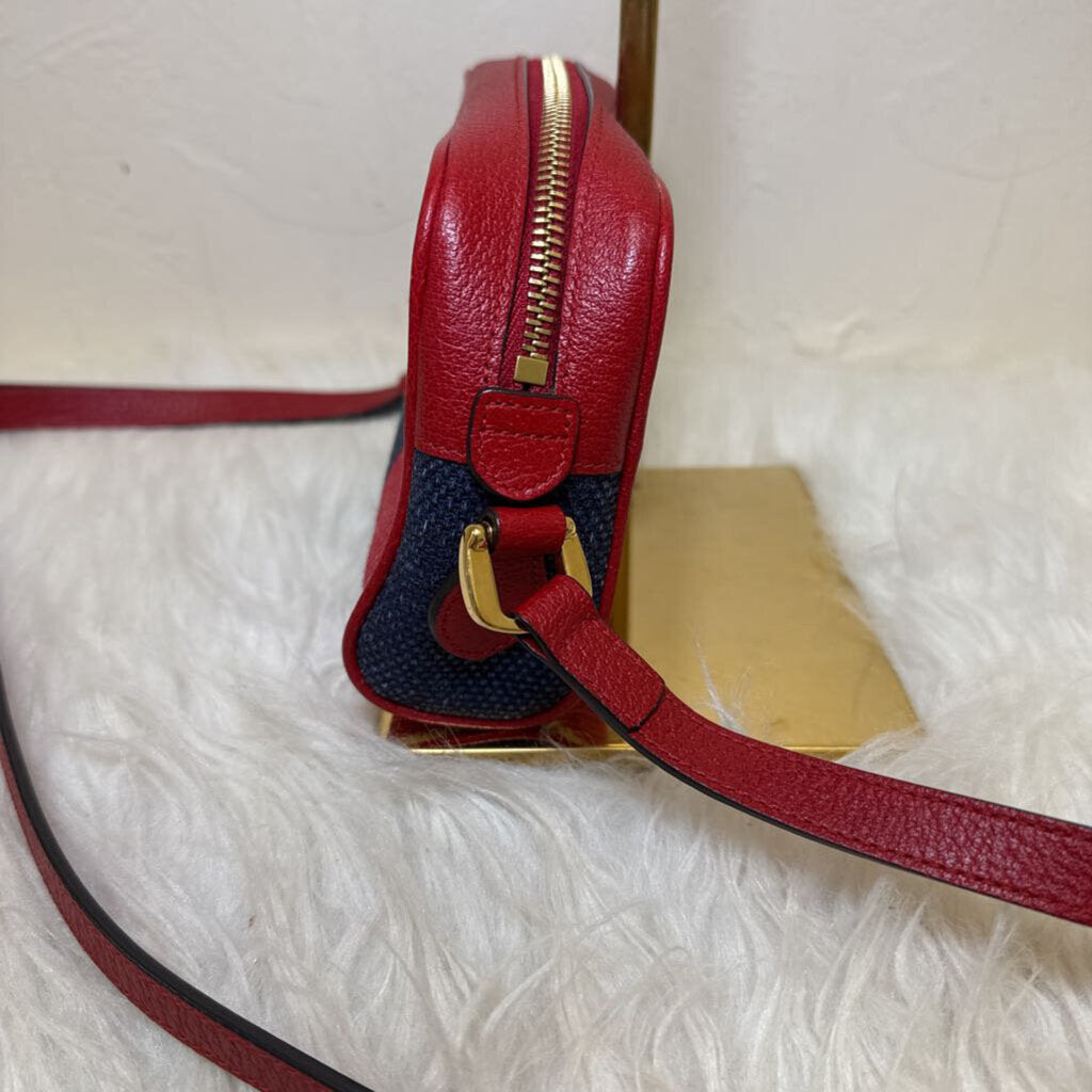 Ophidia Stripe Mini Camera Bag