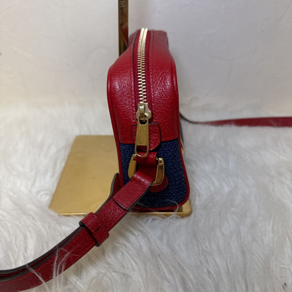 Ophidia Stripe Mini Camera Bag