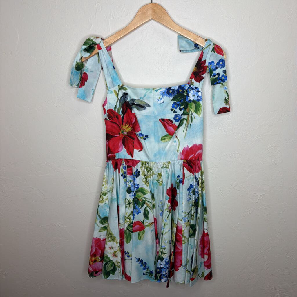 Multicolor Floral Mini Sun Dress