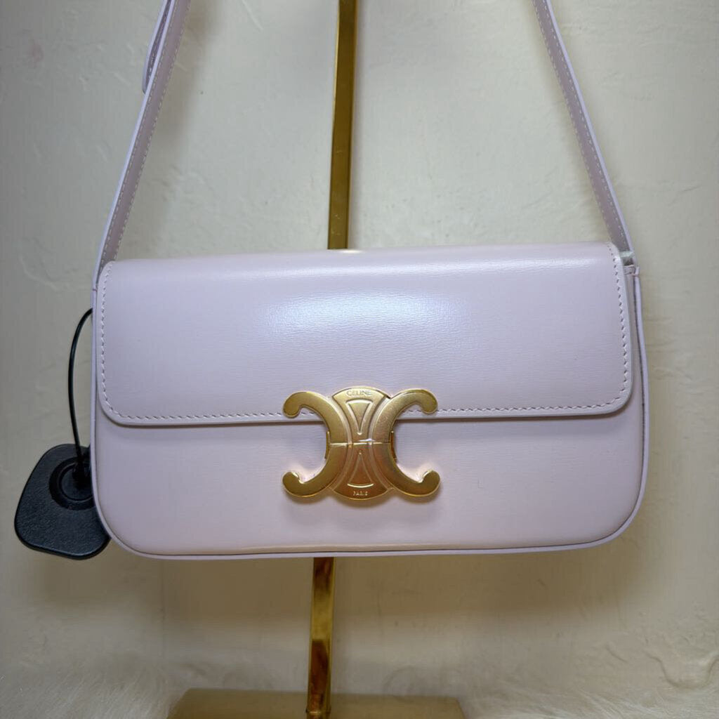 Peony Calfskin Triomphe Shoulder Bag