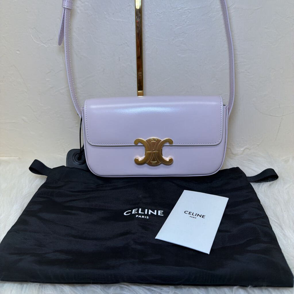 Peony Calfskin Triomphe Shoulder Bag
