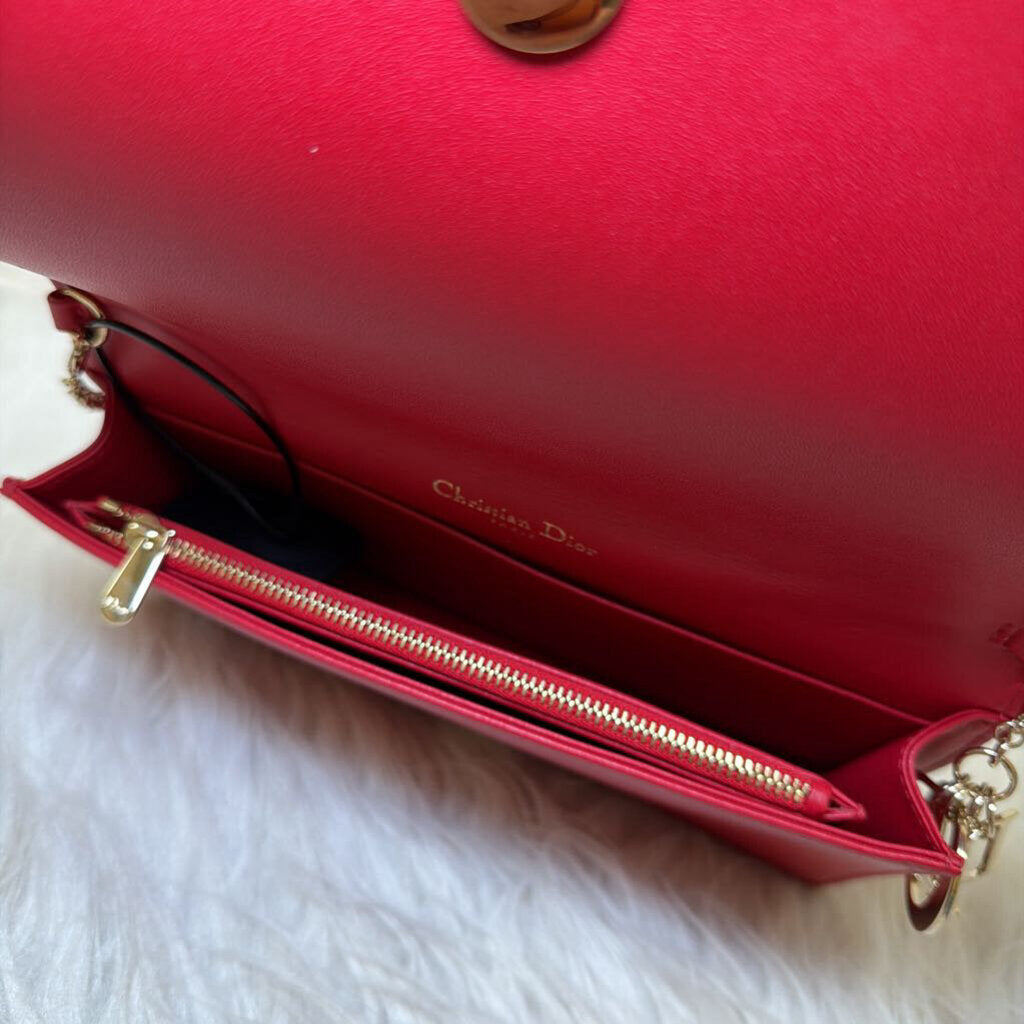 Cannage Lady Dior with removable pouch NWT