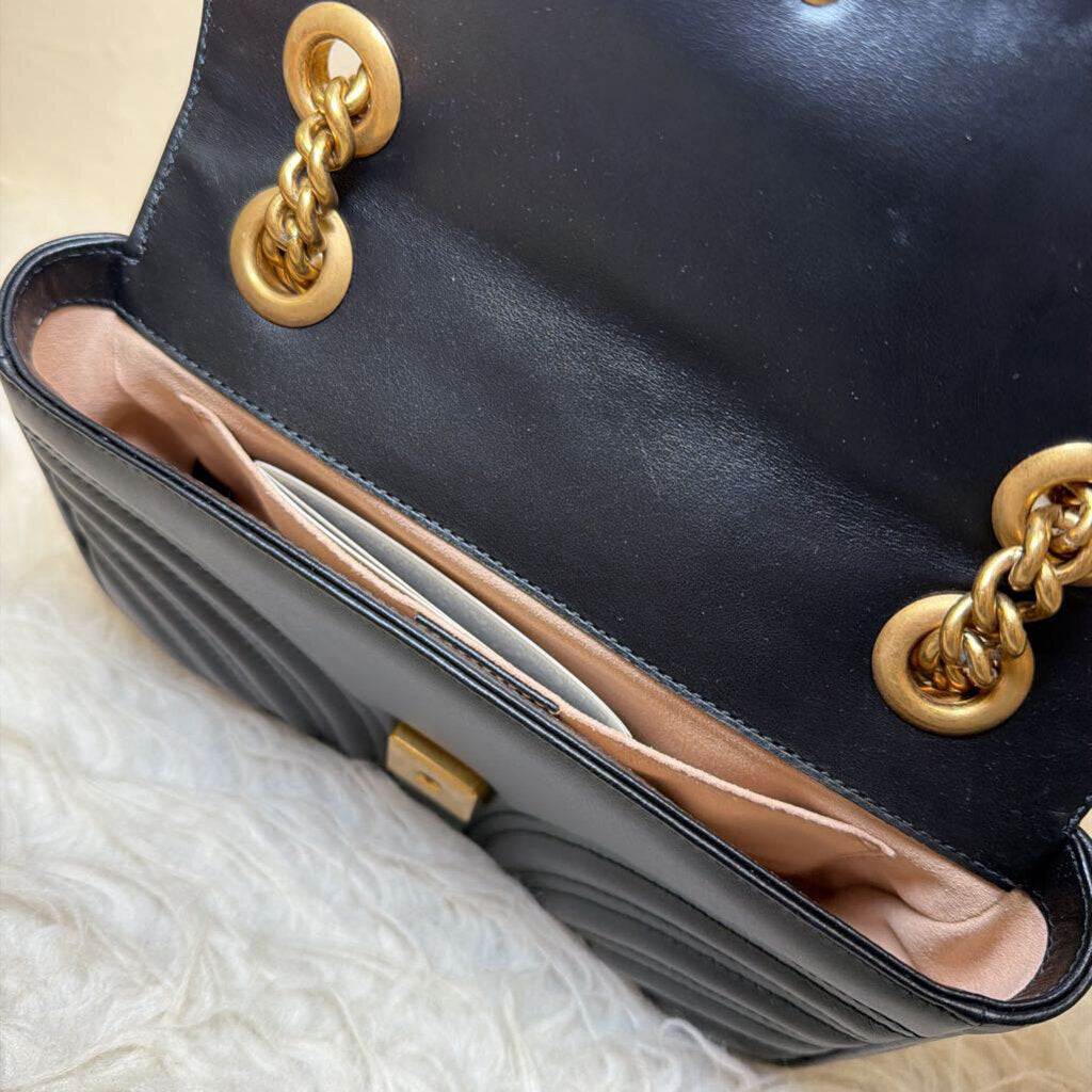 GG Marmot Chevron Leather Small