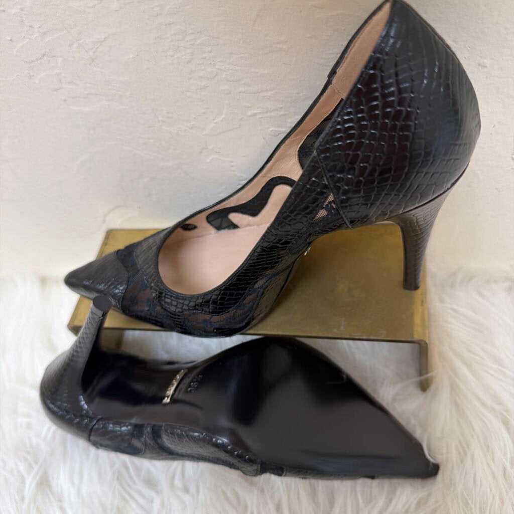 Python Embossed & Mesh Pumps