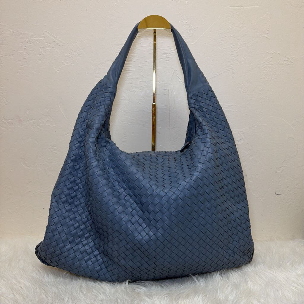 Woven Leather Shoulder Bag