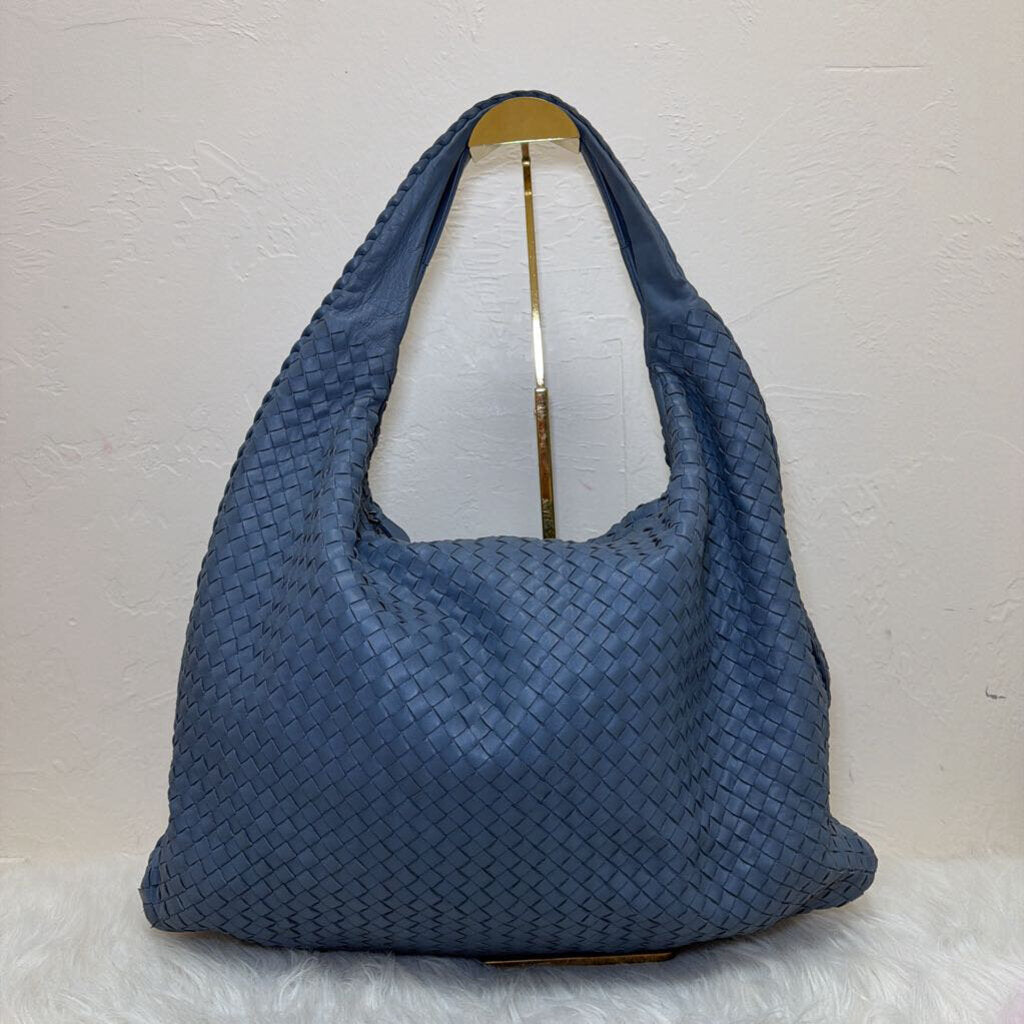 Woven Leather Shoulder Bag