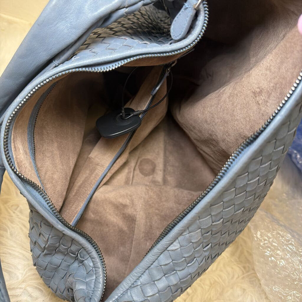 Woven Leather Shoulder Bag