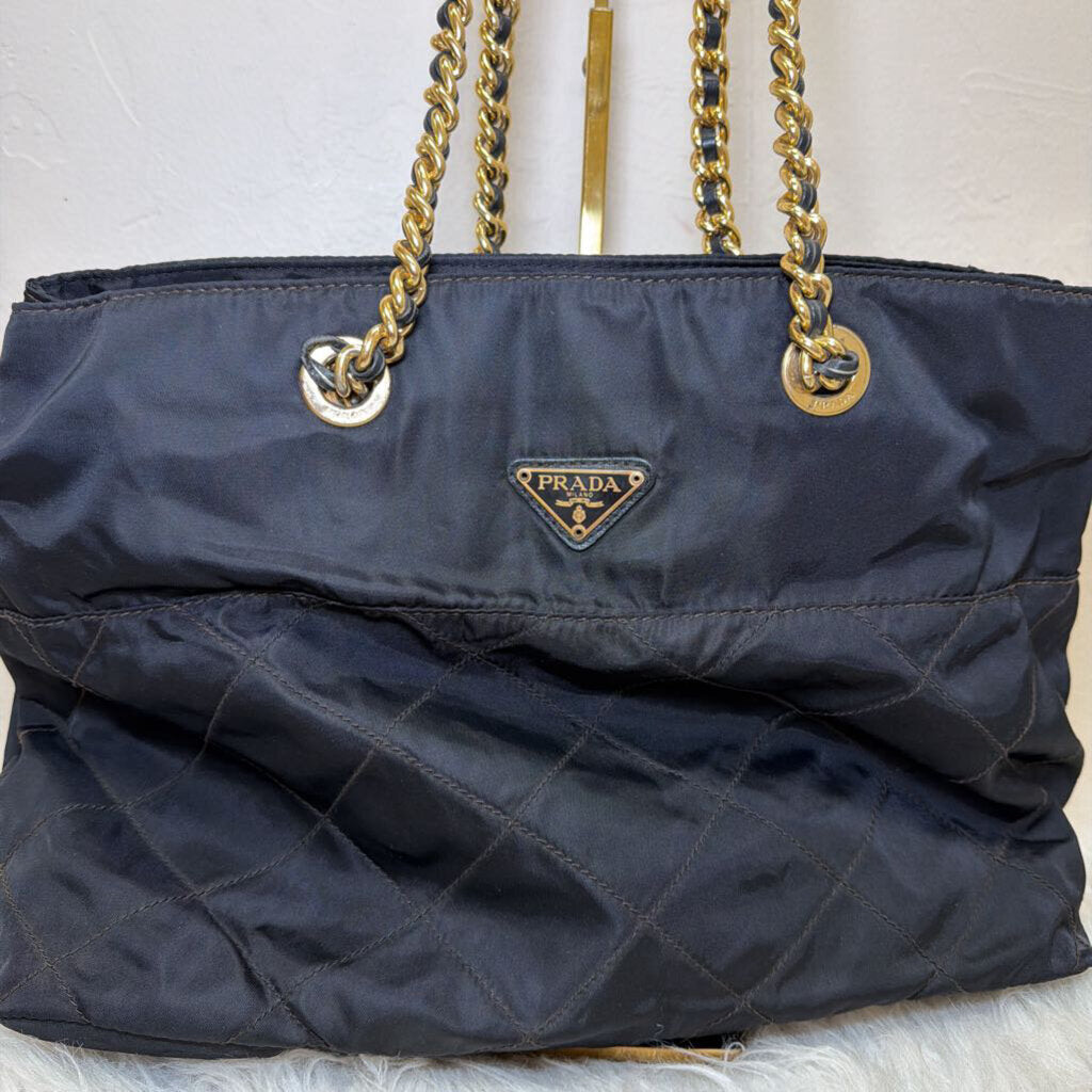 Nylon Quilted Tote
