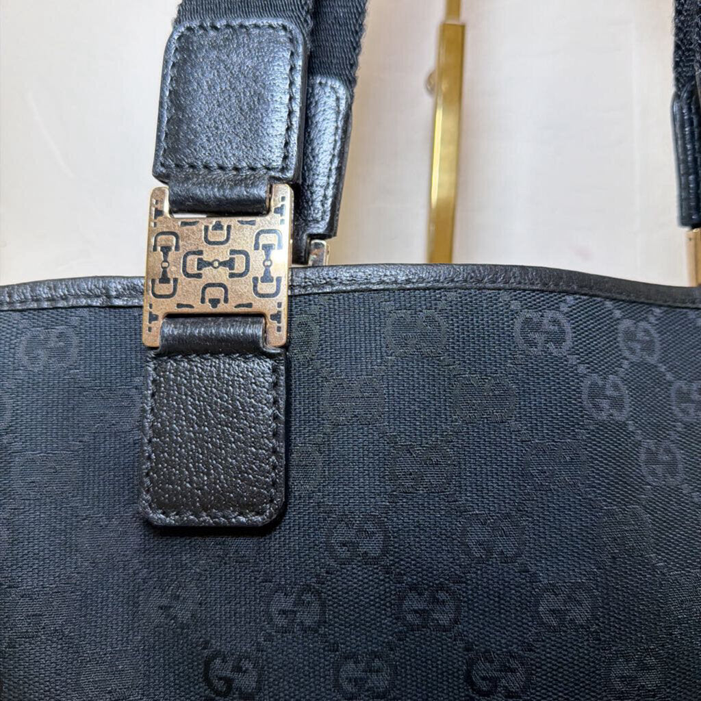 GG Canvas Horsebit Tote Bag