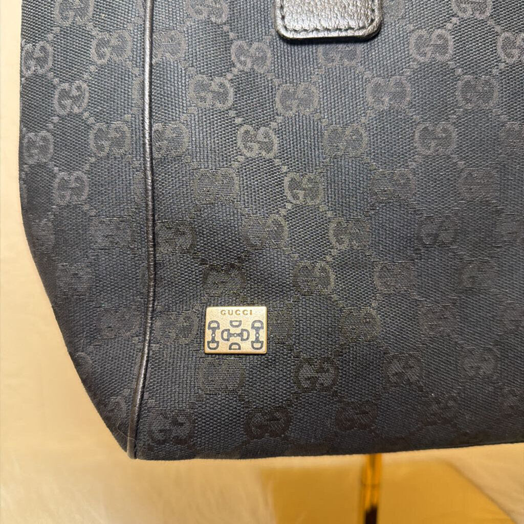 GG Canvas Horsebit Tote Bag