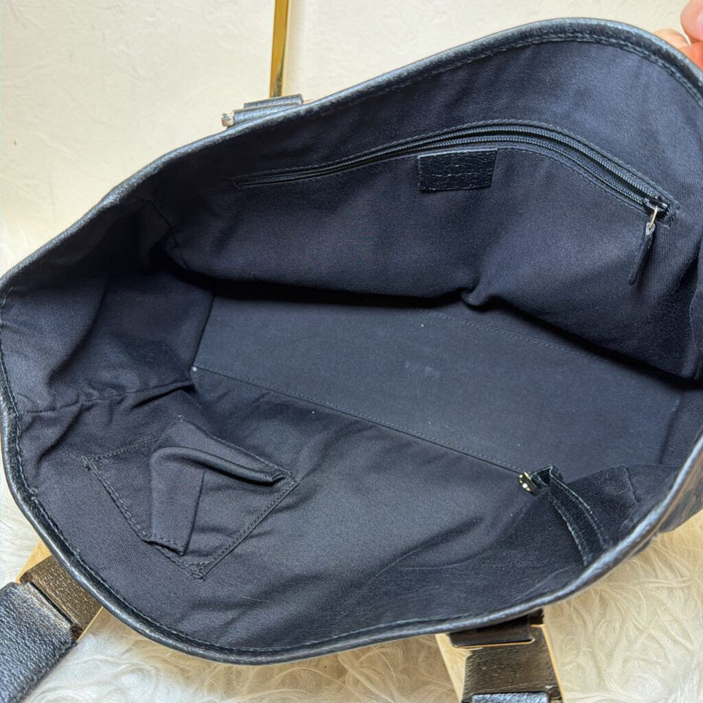GG Canvas Horsebit Tote Bag