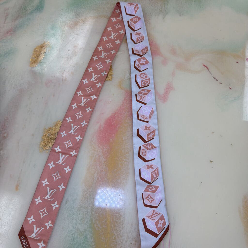Monogram Dice Silk Bandeau