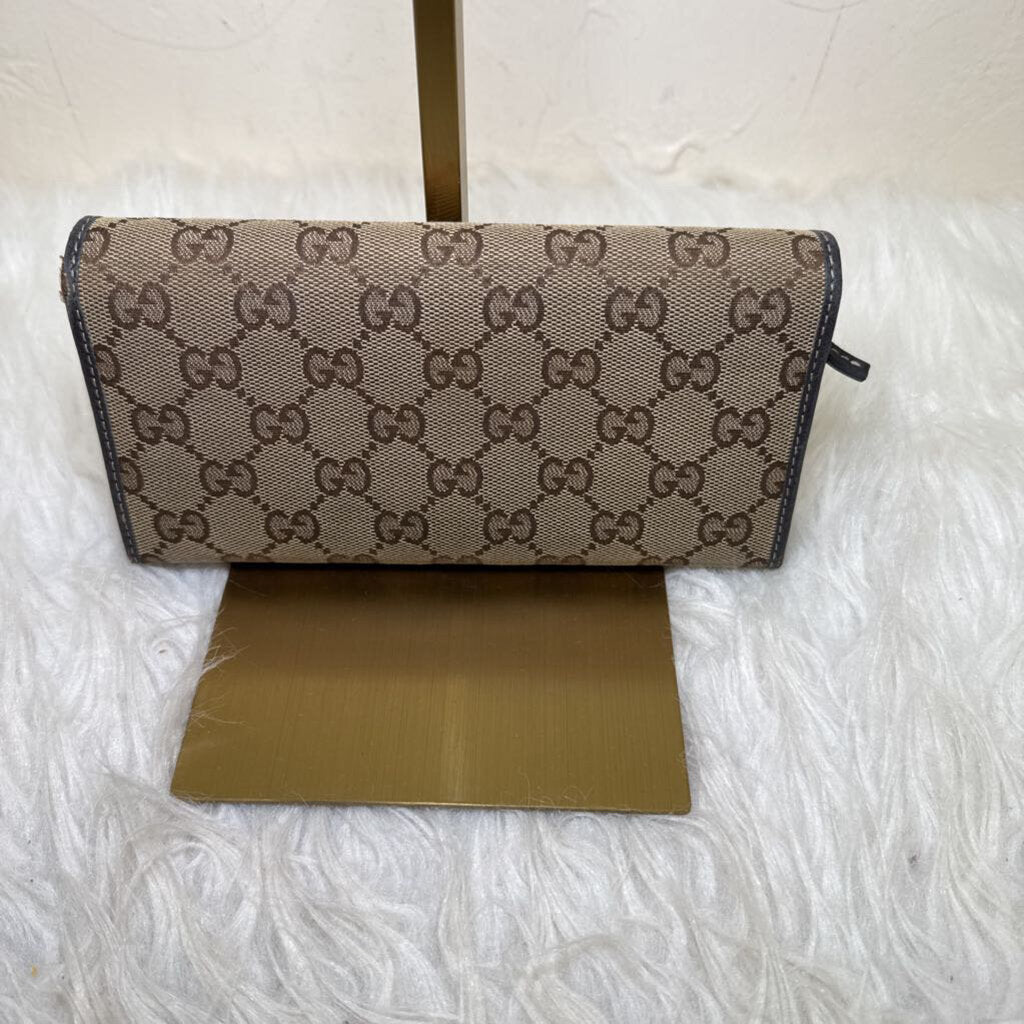 Britt Continental Wallet in GG Monogram Canvas
